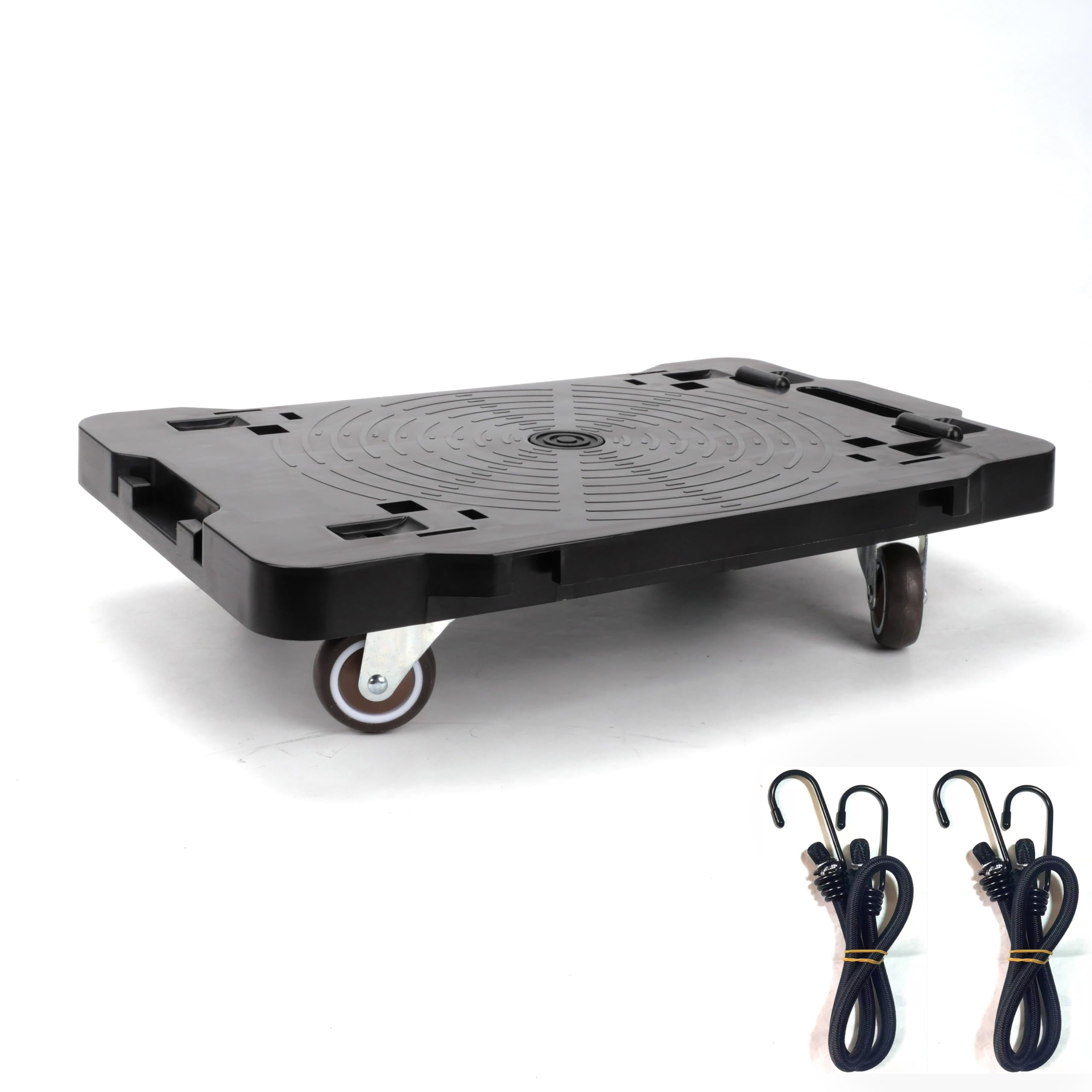 BLOHEIWA Furniture Dolly,Moving Dolly Connectable Furniture Movers 4 Wheels Heavy Duty Small Flat Dolly Cart Portable Dollies with Wheels 1 Pack,16.5 x 11 inch 440 Lbs Capacity Each Count, Black