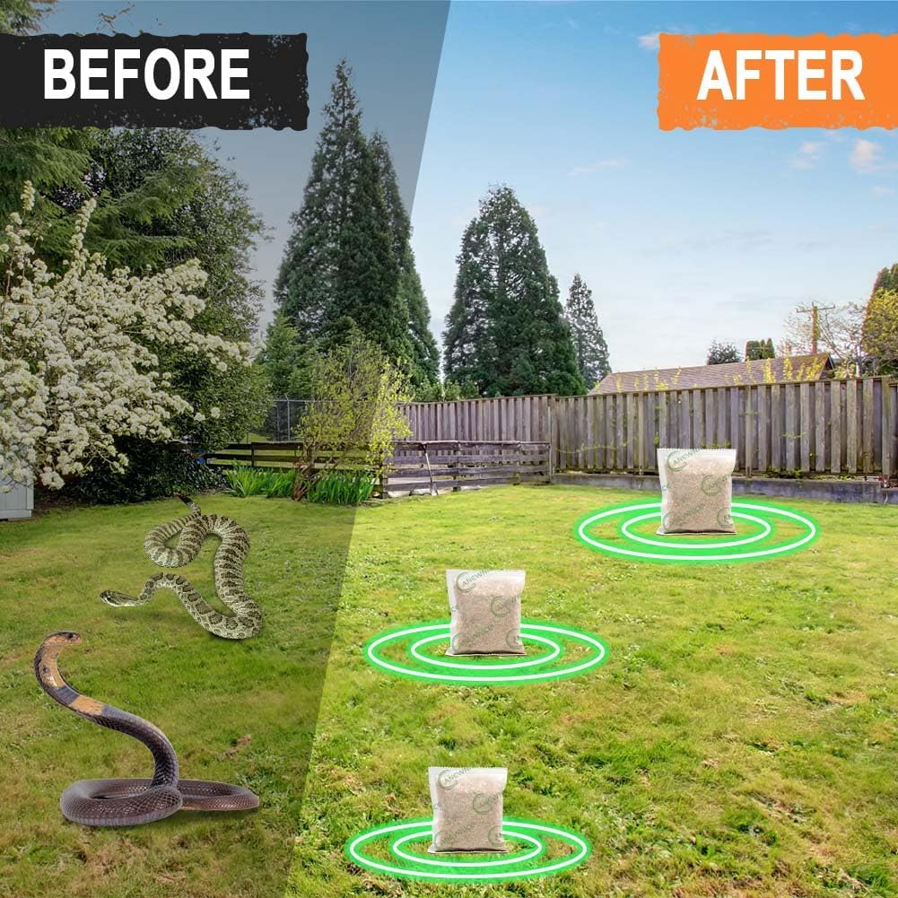 Snake Repellent for Yard Powerful, Keep Snake Away Repellent for Outdoors,Snake Deterrent for Yard,Snake Repellent for Outdoors Pet Safe,Effectively Snake Repellant Outdoor and Home-8P