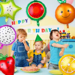 AHQiZFX 18 PCS Fruit Balloons Tropical Fruit Balloons Fruit Party Decorations for Birthday Decorations Set Garland Arch Kit for Wedding Baby Shower Birthday Party Backdrop Supplies