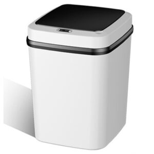 dzguai trash can with lid, automatic touchless garbage can, 13 l smart touchless motion sensor garbage can for bedroom, bathroom, office, living room