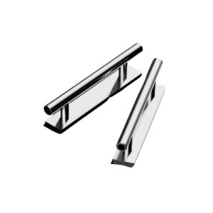 zhitx self-adhesive glass door handles,no-drilling shower door push pull handles helper with adhesive sticker door handle for any furniture handle replacement diy (silver 2pcs, 8.3 inches)