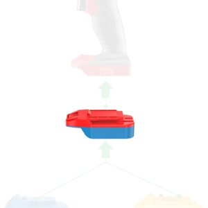 X-Adapter 1 Adapter for Bauer 20V Tools - Compatible with DeWalt 20V MAX and Hercules 20V Batteries for Power Supply, No Charging Function - Adapter Only, HSDW-BE20