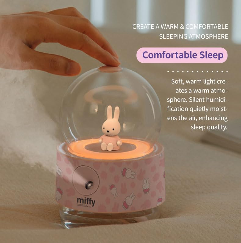 Miffy Crystal Ball Mist Humidifier - Romantic Gift Choice(Pink)