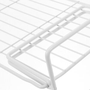 Iron Organizer For Freezer Freezer Wire Divider iron wire Mesh grid fridge shelf organizer ice cream clothes single sided cupboard Metal Shelf Separators partition board