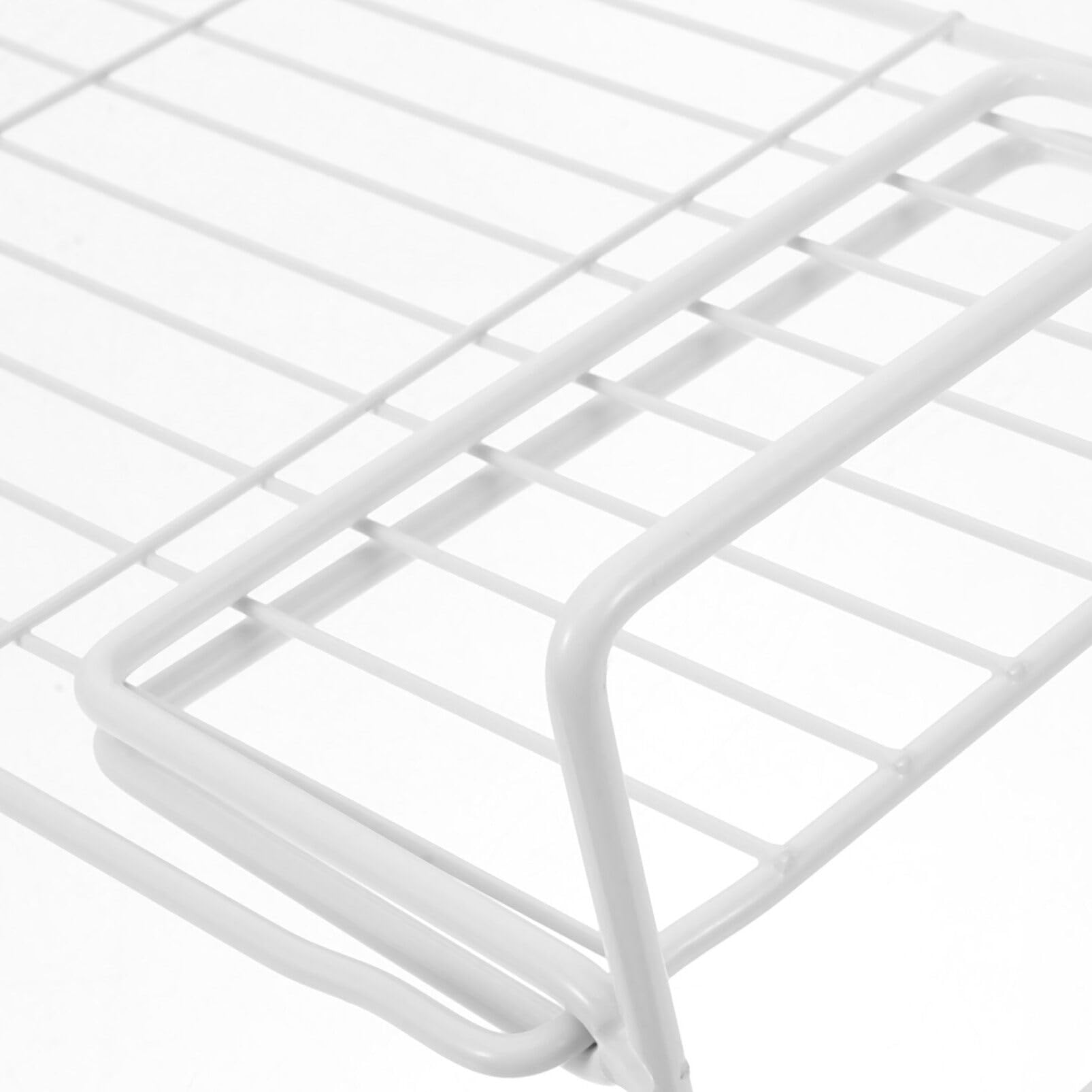 Iron Organizer For Freezer Freezer Wire Divider iron wire Mesh grid fridge shelf organizer ice cream clothes single sided cupboard Metal Shelf Separators partition board