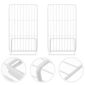 Iron Organizer For Freezer Freezer Wire Divider iron wire Mesh grid fridge shelf organizer ice cream clothes single sided cupboard Metal Shelf Separators partition board