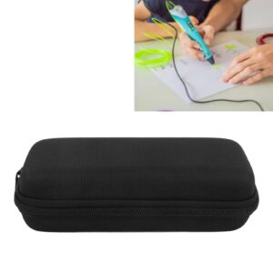 3D Pen Carrying Case, EVA Professional Velvet Lining Hard Carrying Case Perfect 3D Print Pens Accessories (Black)