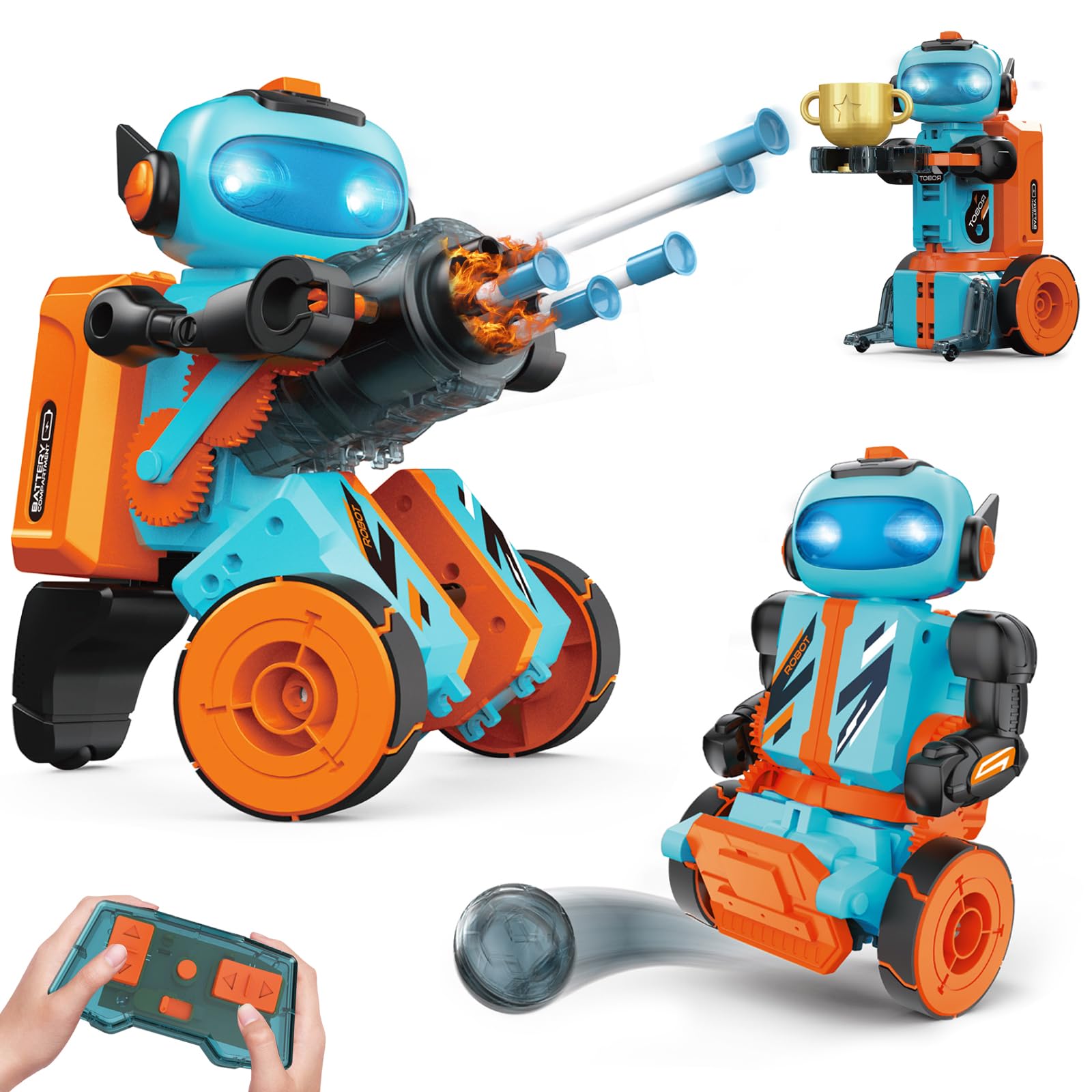 Kyanio STEM Circuits Robot Toys for Kids Ages 8-12 Year Old, 3 in 1 Remote Control & Programming Robotics Building Kit, Electric Science Projects Set, Ideal Gift for Boys & Girls Ages 8 9 10 11 12 13+