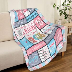 18th Birthday Gifts for Girls, Gifts for 18 Year Old Girl, Best Gifts for 18 Year Old Girl, 18th Birthday Decor Throw Blanket 60" X 50", 18th Birthday Gifts for Her, 18 Years Old Girl Gift Ideas