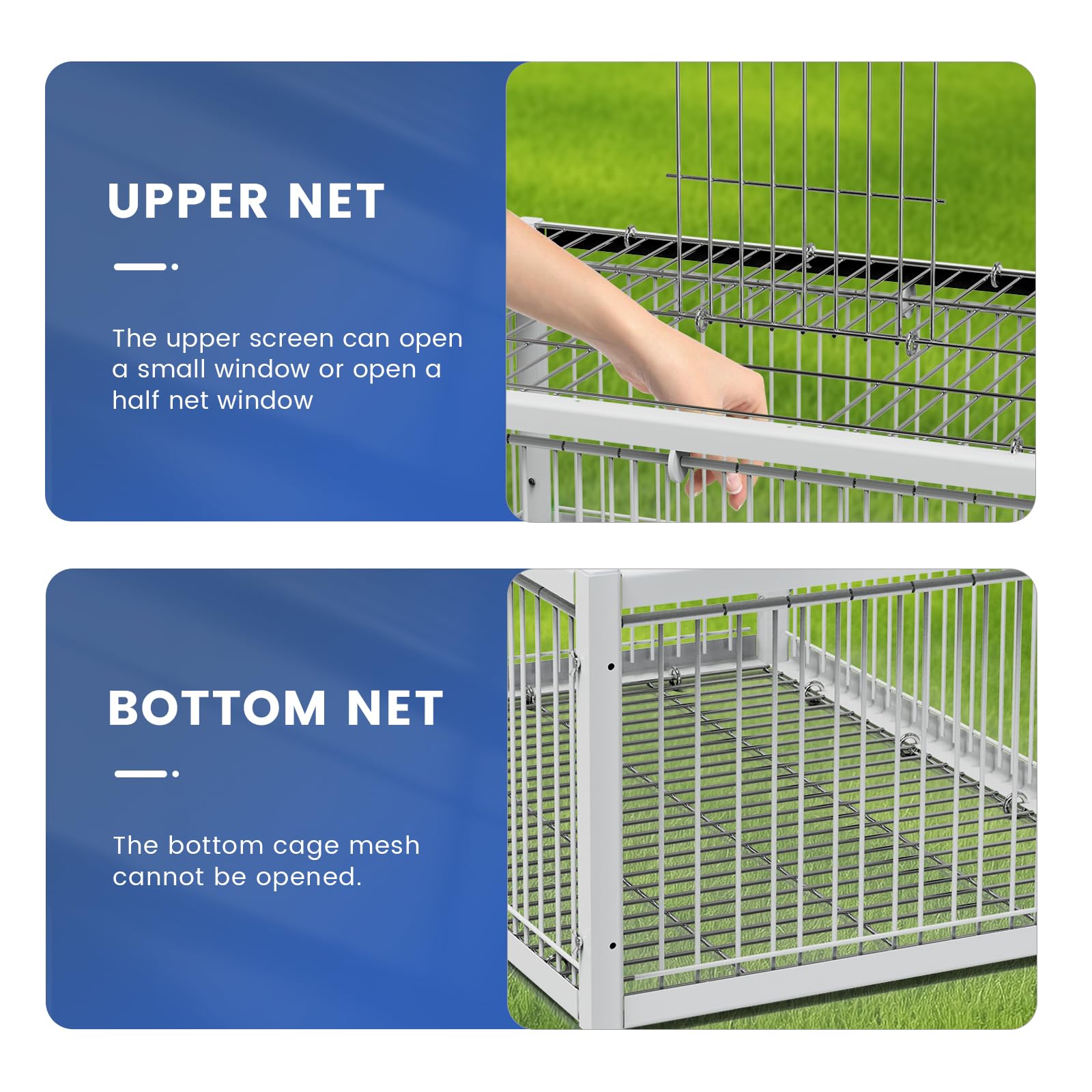 PAUQRWIE Pigeon Trap Cage Bird Traps for Small Birds Folding One-Way Entrance Trapping Portable U-Trap Door for Doves Breeding Supply Pigeon Coop