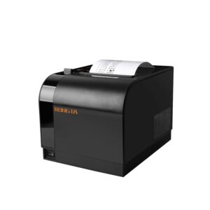 rongta pos receipt printer, 80mm thermal printer, esc/pos, restaurant kitchen printer with auto cutter support cash drawer,usb serial ethernet receipts printer for small business (rp820-use)