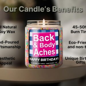 Funny Happy Birthday Candle, Birthday Gifts for Women Men, Gifts for Her and Him, Unique 30th 40th 50th 60th 70th Birthday Candles Gift Ideas