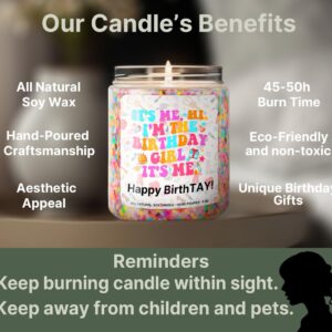 Taylor Birthday Candle, Birthday Gift Ideas and Party Decorations for Girls Boys, Birthday Gifts Merch Supplies, Gifts for Women & Men, Happy Birthday Candle