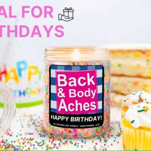 Funny Happy Birthday Candle, Birthday Gifts for Women Men, Gifts for Her and Him, Unique 30th 40th 50th 60th 70th Birthday Candles Gift Ideas