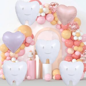 Tooth Balloon Dental Graduation Party Decoration Teeth Mylar Balloon Dental School Party Supplies