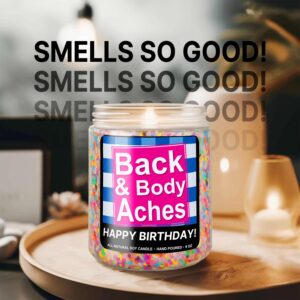 Funny Happy Birthday Candle, Birthday Gifts for Women Men, Gifts for Her and Him, Unique 30th 40th 50th 60th 70th Birthday Candles Gift Ideas