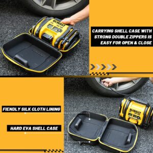 Air Compressor Hard Case for DEWALT 20V MAX Tire Inflator DCC020IB, Air Pump Storage Carrying Bag for DEWALT DCC020IB Tools - Included Neck Strap (Only Case)