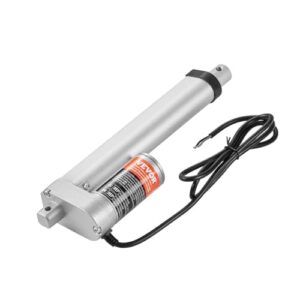 VEVOR Linear Actuator 12V, 6 Inch High Speed 0.55"/s Linear Actuator, 220lbs/1000N Linear Motion Actuator with Mounting Bracket and IP54 Protection