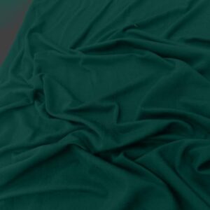 texco inc stretch rayon spandex jersey knit (200 gsm)-maternity apparel, home/diy fabric, green deep 1 yard