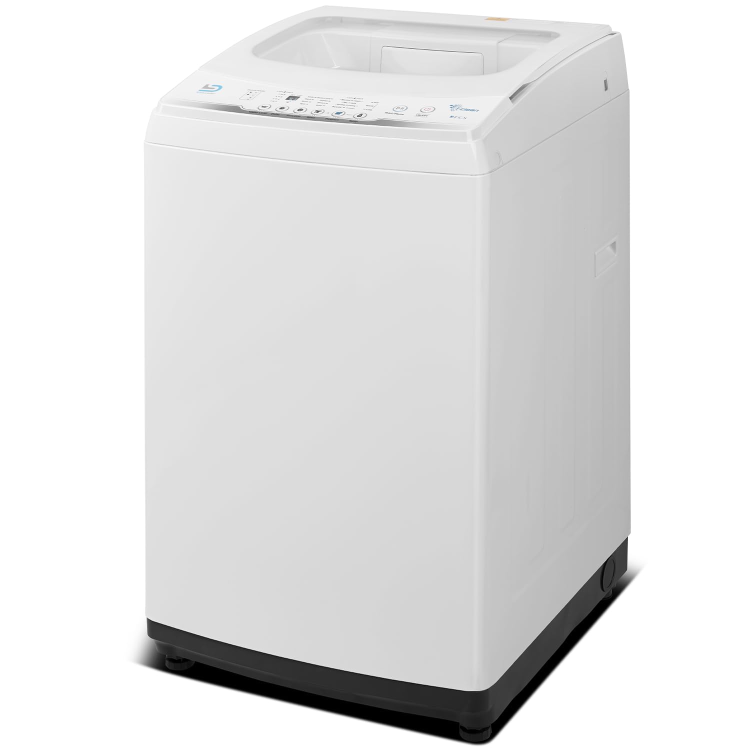 Smileader Washing Machine 2.0 Cu.Ft. Mini Compact Full Automatic lavadora portatil for Apartments, RV, Dorms Portable Washer, White Black