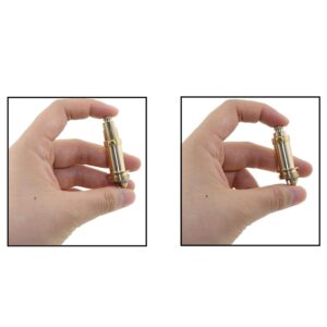 DGZZI 2PCS Replacement Poppet Bolt Ejector Plug Brass Waste Poppet Suitable for Bathroom Basins and Sink and Bathtubs