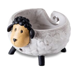 sheep yarn bowls for crocheting resin crochet bowl large yarn bowl for knitting durable yarn holder