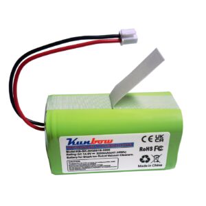 kunbow 3200mAh Li-ion Battery,Replacement Battery for Shark ION Robot RV700_N,RV720_N,RV725_N,RV750_N,R87,RV763,RV765,RV771,RV772 RV913S,RV1001AE,RV2502AE,Shark AI Robot PRO RV2001WD,AV2501AE,AV2501S