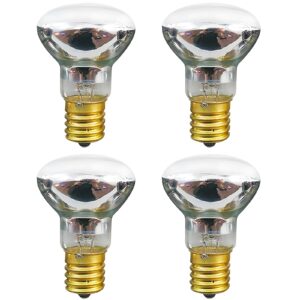 lava lamp bulb 4 pack 30w e17 r39 reflector type bulb, replacement bulbs for lava lamps and glitter lamps.