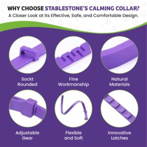 StableStone 4 Pack Calming Collar for Cats, Cat Calming Collar, Calming Pheromone Collar for Cats, Cat Pheromone Collar, Cat Calming Collar for Anxiety, Efficient Relieve Anxiety Stress (4 Pack)