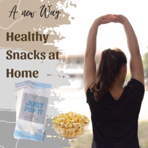 Just Pop It, Disposable Microwave Popcorn Bags. Easy, healthy snack makers. Simply add Kernels. Easy, Healthy Snacks, in 2 minutes. (30 pack)