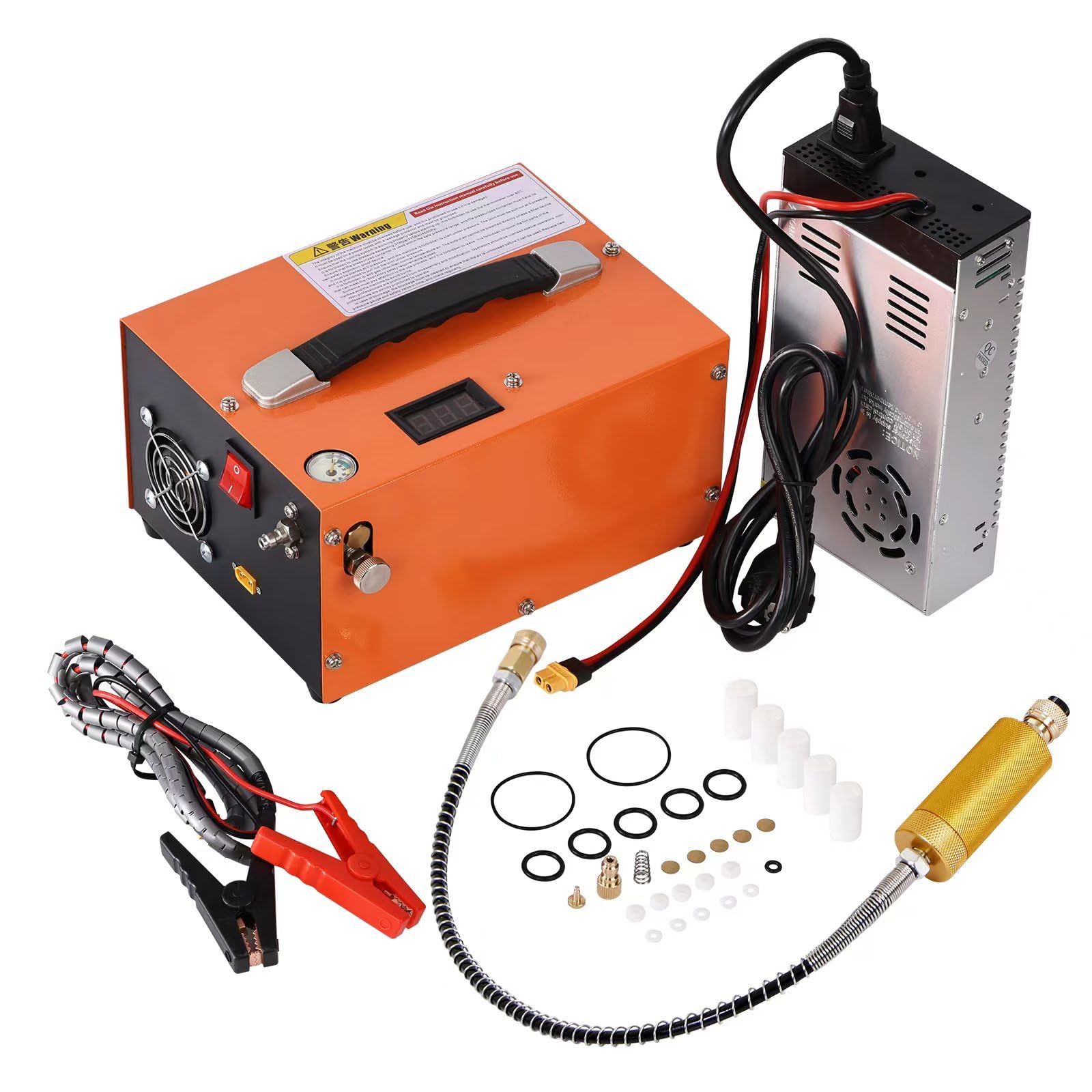 Generic Portable household, outdoor 12V air compressor 110V/, 4500Psi/30Mpa/300Bar