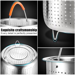 GREATLINK Food Steamer for Cooking, Vegetable Steamer Basket for Instant Pot Accessories 3 Qt, Stainless Steel Steamer Basket for Pot, Veggie, Fish, Seafood, Egg, Pasta, Dumpling Steamer with Handle (3 Qt - Steamer Basket)