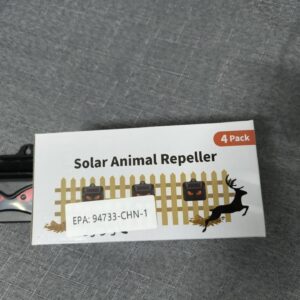 Solar Animal Repeller,8 Packs Upgraded Coyote Deterrent with Flashing Lights Deer Repellent Devices Predator Eyes for Raccoon Fox Skunk Predator Lights for Chicken Coop Yard Farm Predator Protection