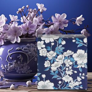 Vnaaem Chinoiserie Wrapping Paper 6 Pc Classic Chinese Landscape Vintage Blue White Floral Gift Wrap Paper for Girls Boys DIY Crafts Birthday Baby Shower Wedding Party Lunar Year,19.6 X27.8Inch