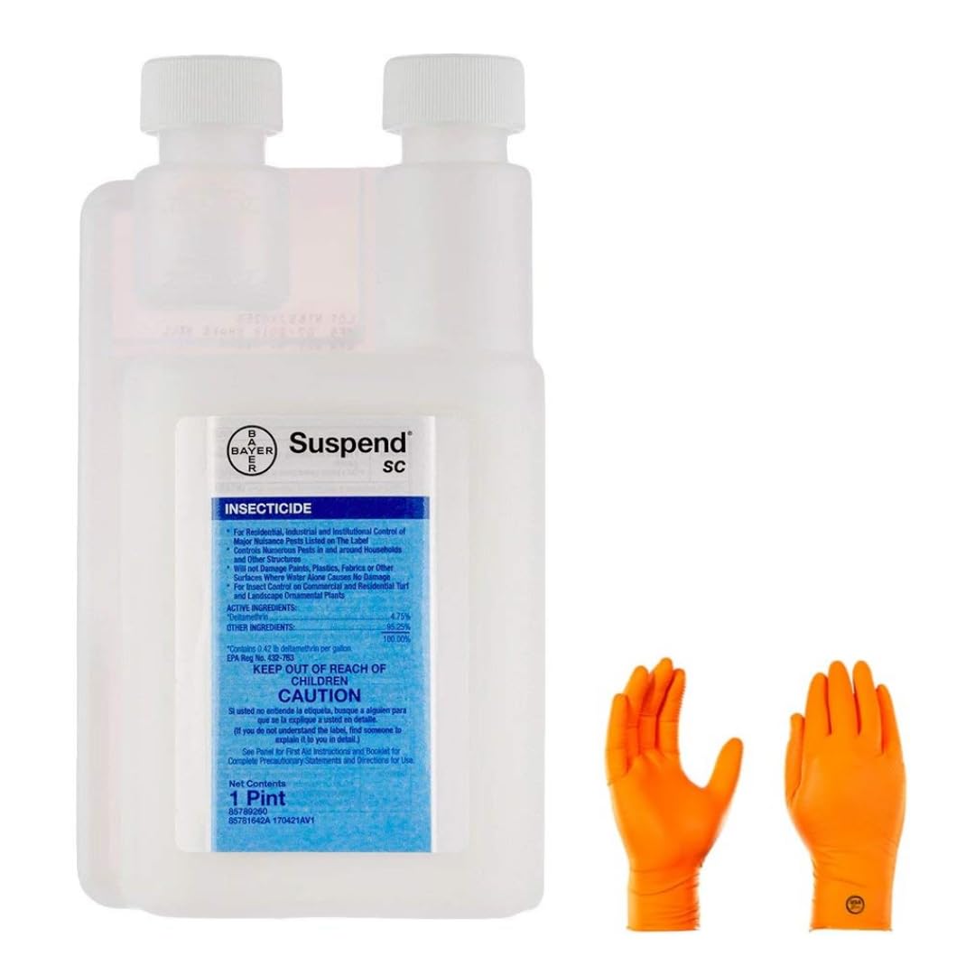 Envu Suspend Insecticide 16oz | Premium USA Supply Gloves for Safe Eradication | USA Supply Pest ID Card