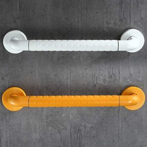 GRCQLWT Grab Bars Shower Grab Bars Bath Grab Bar with Anti-Slip Grip and Safety Luminous Circles Heavy Duty Shower Handle for Bathtub Toilet Bathroom Kitchen, White