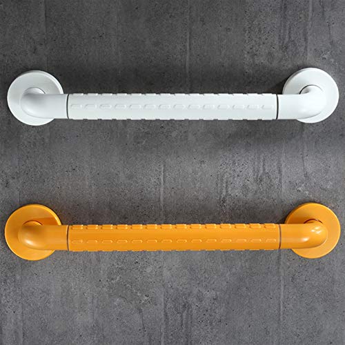 GRCQLWT Grab Bars Shower Grab Bars Bath Grab Bar with Anti-Slip Grip and Safety Luminous Circles Heavy Duty Shower Handle for Bathtub Toilet Bathroom Kitchen, White