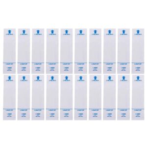 100 pcs white disposable probe covers for digital oral thermometers rectal thermometer sleeves universal probe covers for thermometer safe and sanitary and healthy health monitors