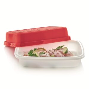 tupperware season-serve marinating container - dishwasher safe & bpa free container (2.9 l/12.5 cups)