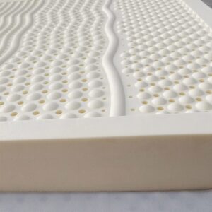 WKXTECZT 100% Natural Latex Mattress,Washable Natural Latex Mattress Imported Natural Rubber Pure Mattress,Honeycomb Pore Ventilation,Latex Mattress,4in,200x220cm(79x86in)