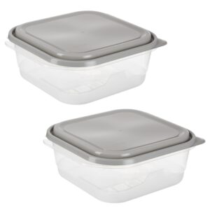 goodcook everyware extra large square container 2 pack, bpa free