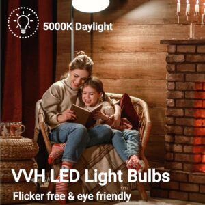 VVH 2 Pack LED Refrigerator Light Bulb 60 Watt Equivalent,A15 Light Bulb E26, 8W Daylight 5000K,800Lm,for Indoor and Outdoor, Ceiling Fan, Wall sconces,Appliance Bulb