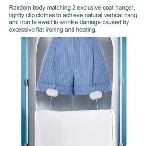 bofnold Electric Clothes Dryer, Automatic Ironing Machine, Portable Steam Drying Smart Machine, Ironing Clothes Folding Wrinkle Removal Machine with Remote Control, Foldable