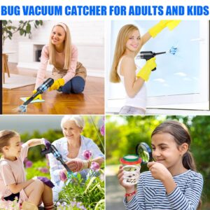 2024 Upgraded Bug Vacuum Catcher & Handheld Vacuum Cordless with 9000PA, High Power Bug Catcher Mini Portable Bug Trapper Use for Home Office Car RV Insect Traps Catcher and Release with Insect Cage