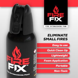 Fire Fix 4 Fire Blankets & 5 Fire Sprays | Fire Extinguisher for Apartment, Boat, Car, Garage, House, Kitchen & Vehicle | Compact, Portable & Easy to Use