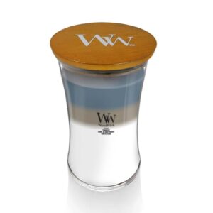 Woodwick Uncharted Waters Large Hourglass Trilogy Candle