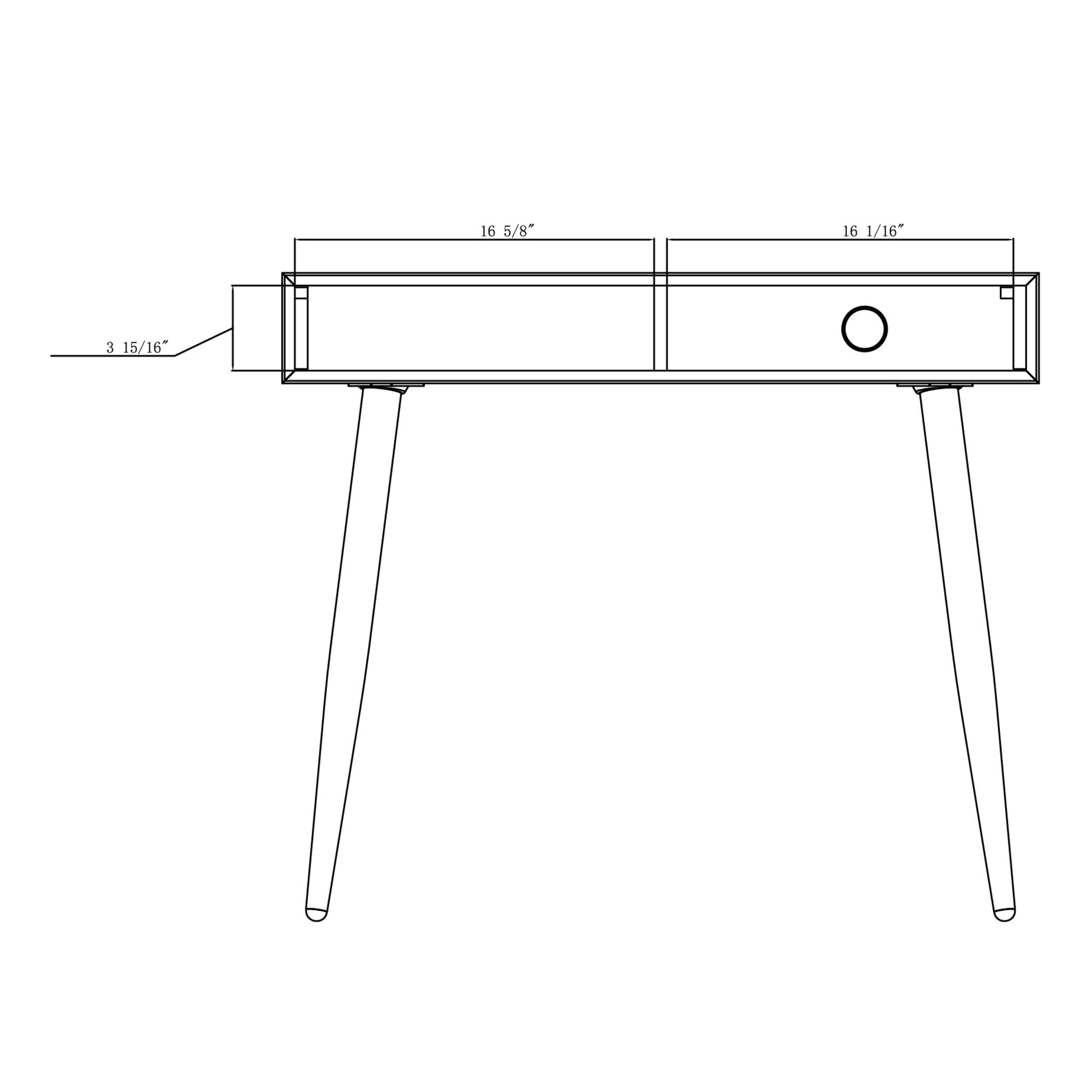 Realspace® Lanzi 35"W Student Computer Desk, White