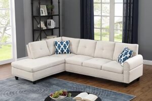 devion furniture edo sofas, beige