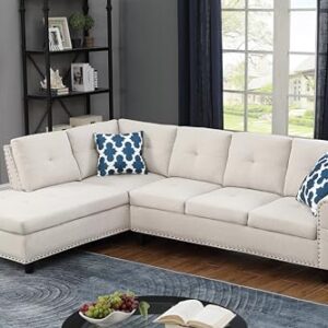 Devion Furniture Edo Sofas, Beige