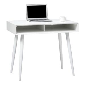 realspace® lanzi 35"w student computer desk, white